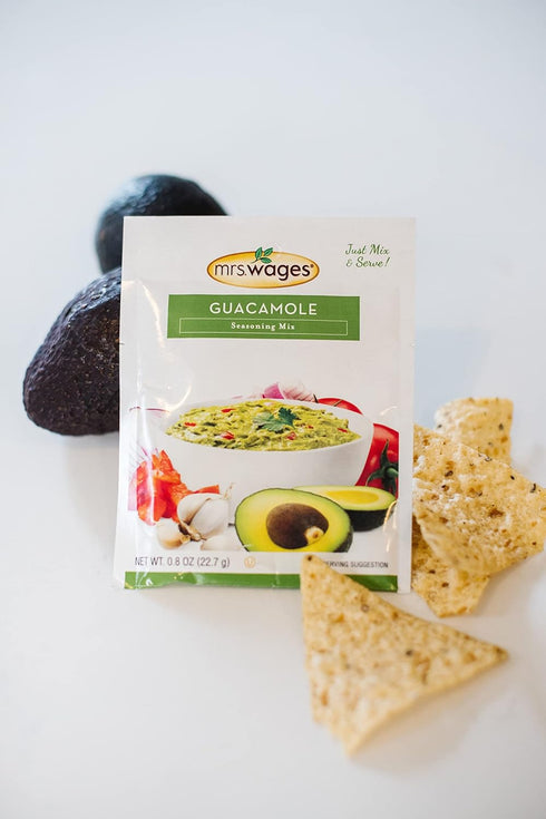 Mrs. Wages Guacamole Seasoning Mix, 0.8 Ounce, Pack of 12