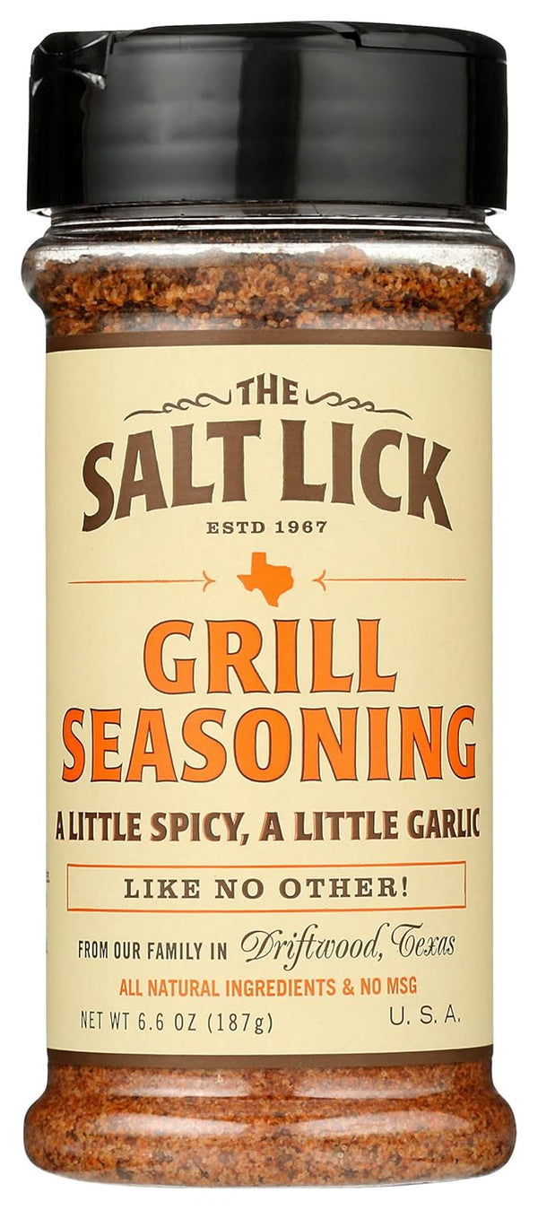 Salt Lick Grill Seasoning, 6.6 Ounces (Pack Of 6)