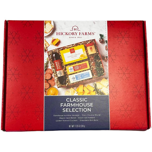Hickory Farms Classic Farmhouse Selection Sausage & Cheese Gift Box Charcuterie Gourmet