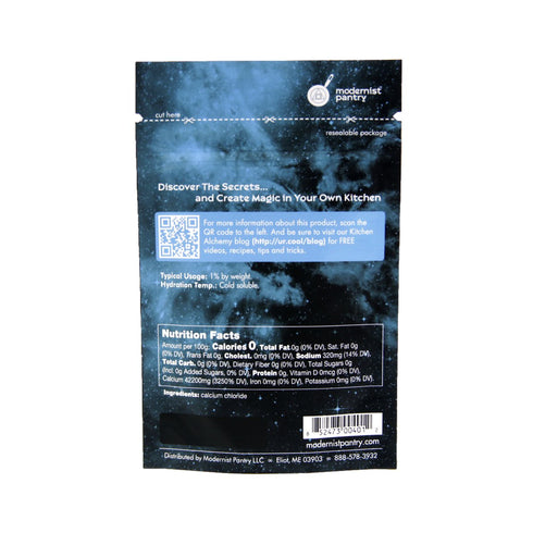 Pure Calcium Chloride, 50g/2oz, Non-GMO Vegan, OU Kosher Certified