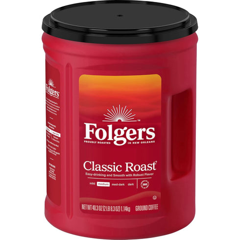 Folgers Classic Roast Coffee, 48-Oz Can