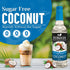 25.4 oz. 0 Syruvia Sugar Free Brown Sugar Cinnamon, Coconut & Pistachio Syrup - fl Premium Coffee Flavoring Syrup.
