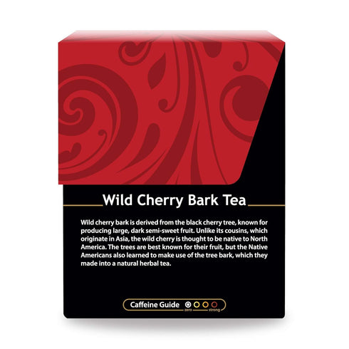 Buddha Teas Organic Wild Cherry Bark Tea - OU Kosher, USDA Organic, 18 Bleach-Free Tea Bags