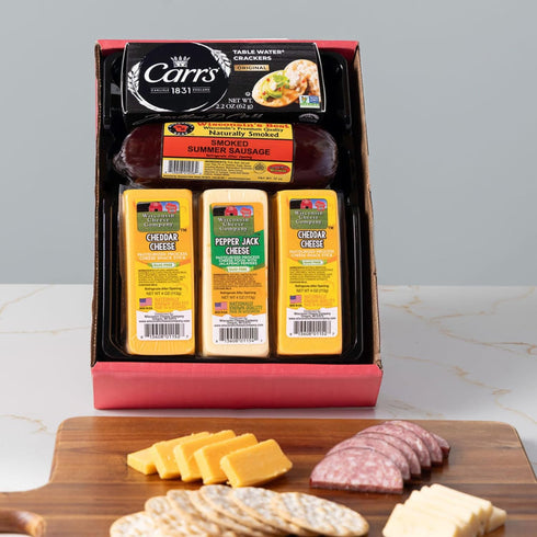 Wisconsin Cheese Company - Classic Wisconsin Cheese & Sausage Gift Box -