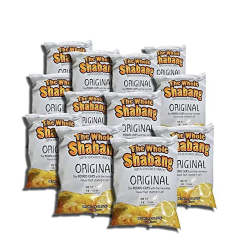 Forat 1.5 Oz (Pack 12) The Whole Shabang Potato Chips by Moon Lodge Bundled by Snacks - Original Flavor