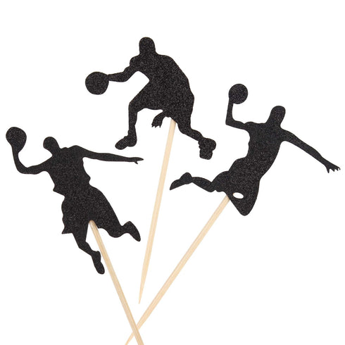 24PCS NBA Star Basketball Player Cupcake Toppers - Sport Theme Party Decor Supplies