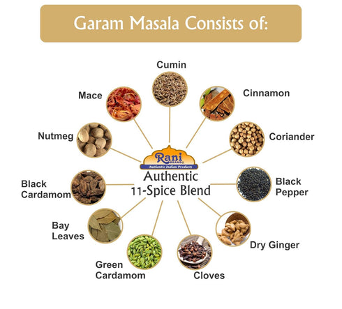 Rani Garam Masala Indian 11-Spice Blend, 16oz (1lb) PET Jar, All Natural