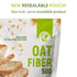 LifeSource Foods 500 (3 LB) Oat Fiber All-Natural, Gluten-Free, Zero-Carb Fiber Source for Low-Carb Baking