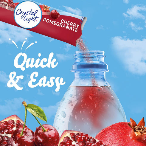 10 Crystal Light Antioxidant, Natural Pomegranate Cherry Drink Mix, ct
