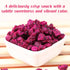 Haomly Fruit,8OZ/230g, Snacks,100% Freeze-Dried Dragon No Added Sugars,Sweet Dried Fruit Natural Red Dragon Fruit