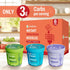 6 Packs, Hethstia Konjac Noodles Soup Cup Variety Flavor (Pho, Miso, Laksa), Vegan, Gluten-Free, Sugar-Free, Keto
