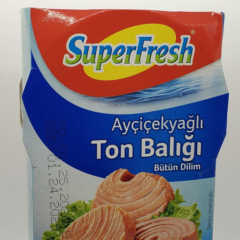 SuperFresh Super Fresh Tuna Fish Cans in Sunflower Oil, Yellow in Tuna Quality