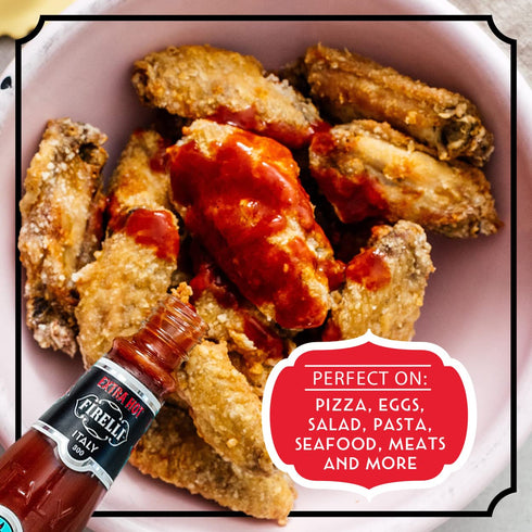 FIRELLI Extra Hot Italian Hot Sauce - 5oz Bottle (Pack of 2)