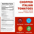 (28 oz. 6 pack) Dei Fratelli Chopped Italian Tomatoes with Herbs and Olive Oil - Vine-Ripened Non GMO, Gluten-Free