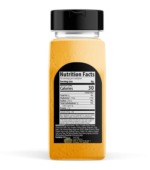 10.4 oz, GranAroma Cheddar Cheese Powder, Sauces & Dips, Pure Cheese Flavor