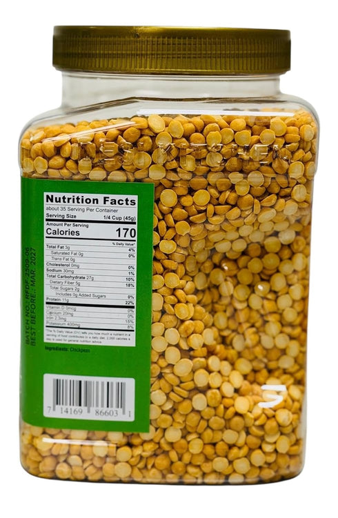 DESI KITCHEN AUTHENTIC INDIAN PRODUCTS 3.5lb (1.589 Desi Kitchen Chana Dal - Kg) Split Desi Chickpeas | Premium