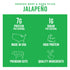 1 (16 Count) Chef's Cut Real Snack Pork and Beef Jalapeno Sticks, Ounce