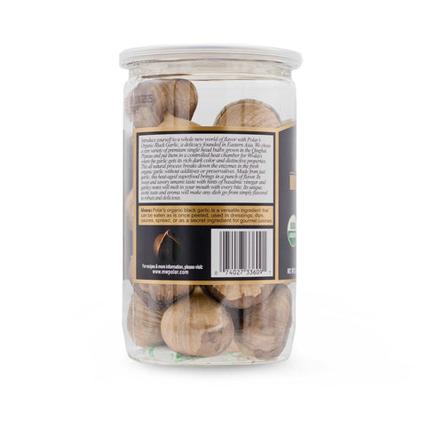 8.8oz (Pack 1), Bulbs, MW Polar USDA Organic Black Garlic of Whole Easy Peel, All Natural, Chemical Free, Kosher