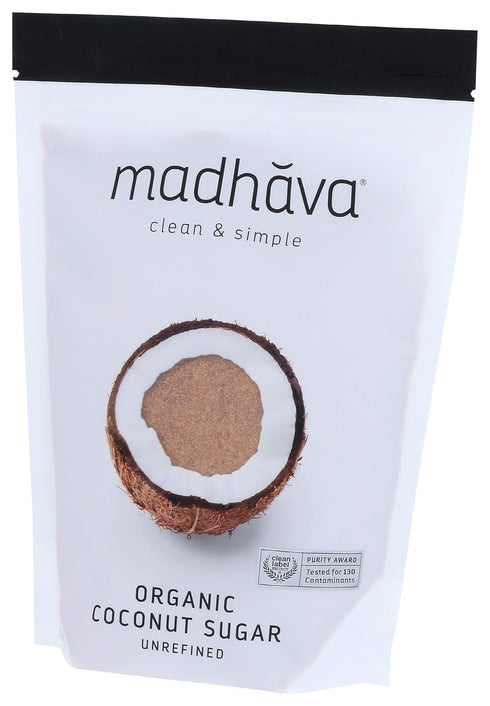 16 oz (Pack 2) Madhava Agave Nectar, Organic Coconut Sugar