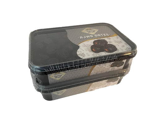 2 pack, 800g/28.2oz (400g/14.1oz 2) 100% Ajwa Dates Premium Quality total x - Imported from Saudi Arabia, Natural