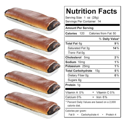 1pk Reismans Bakery Poppy Seed Roll, Traditional Poppy Seed Filling, Dairy-Free Bakery Food, Delicious Dessert