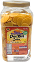 Rani Pani Puri Coins (Uncooked, Microwaveable Wheat Semolina Coins) 64oz (4lbs) w/Pani