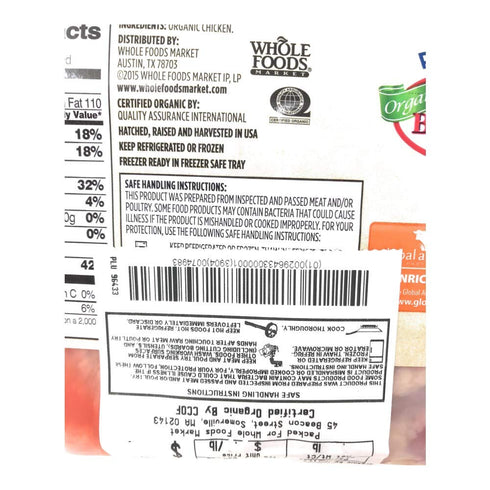 Bell & Evans 2 Whole Foods Market, Chicken Leg Whole Air Chilled Organic Step