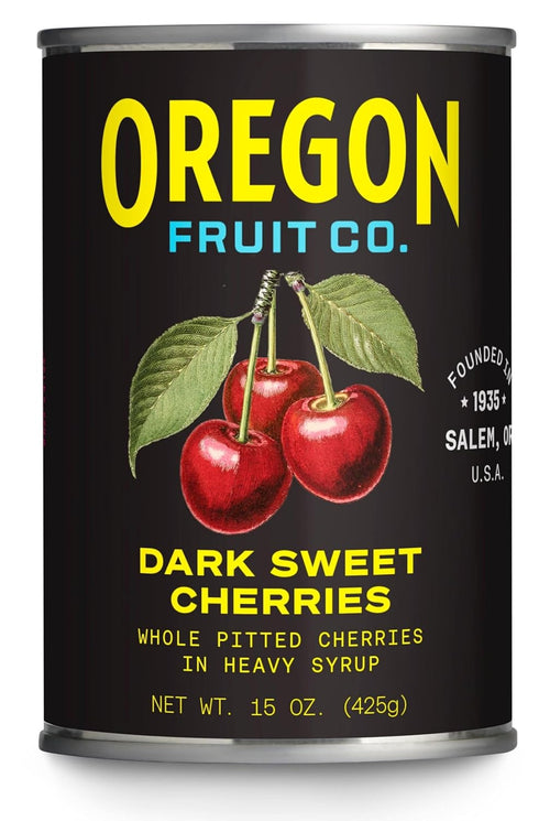 Generic PACK 4)15 oz Oregon Dark Sweet Cherries in Heavy Syrup, (VALUE OF Cans, Premium Baking & Dessert Fruit