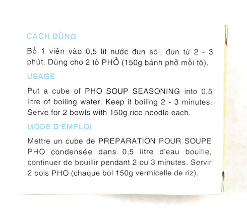 Bao Long Pho Spice Cubes Beef Flavor