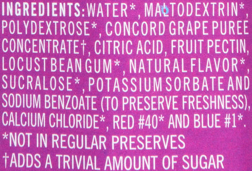 Polaner 13.5 Sugar Free with Fiber, Grape Jam, Ounce
