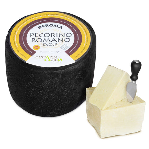 Italian Pecorino Romano Cheese D.O.P. - DeRoma Agri-in - 2lb to 2.5lb