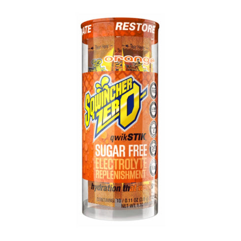Sqwincher ZERO Qwik Stik, Sugar Free Electrolyte Powdered Beverage Mix, Assorted Flavors, 40 Sticks