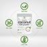 DEAL SUPPLEMENT 3lbs Unsweetened Organic Coconut Milk Powder, Dairy Free Creamer Alternative Sugar Free Raw Flavor Rich