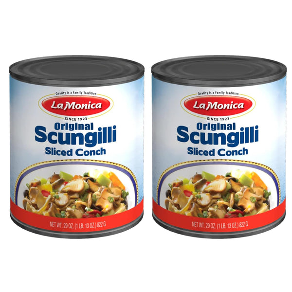 LaMonica Original Scungilli 29 oz Can | Premium Conch Meat | Ready