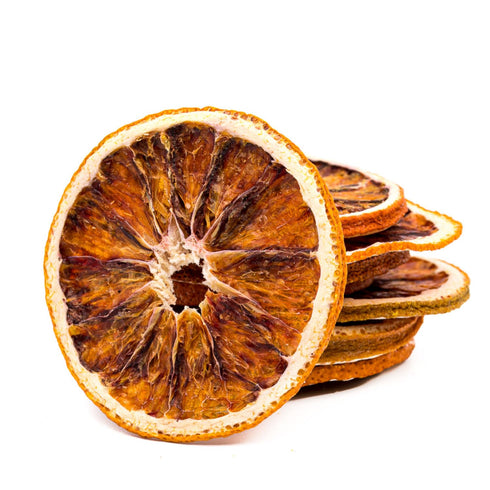 2.5 oz 20+ BlueHenry Dehydrated Blood Orange Wheels - - slices - Natural Fruit