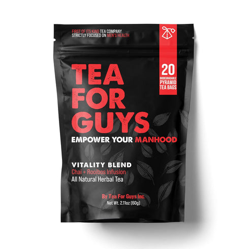 Tea For Guys Inc. Tea For Guys: Vitality Blend Natural Support for Testosterone, Libido, Male Fertility