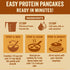 12 PEScience Protein Pancake Mix for Protein Waffles and Pancakes, Just Add Water, Whey and Casein Blend, Amazing Taste