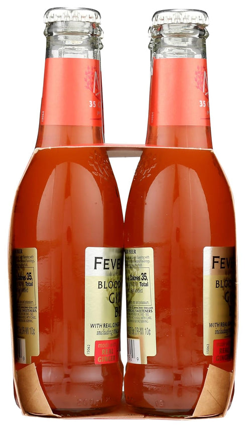 27.2 Oz, 4 Pack Fever-Tree, Ginger Beer Blood Orange, Fl