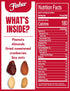 38 oz (Pack 1), Fisher Snack Hunger Fighter Bulk Trail Mix, of Peanuts, Almonds, Dried Sweetened Cranberries and Soy