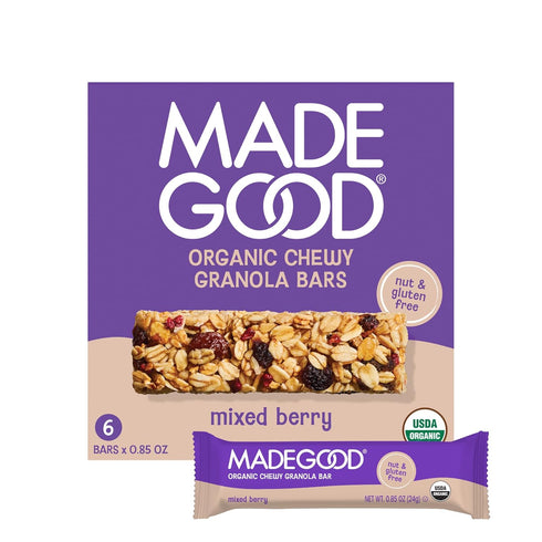 MadeGood Granola Mixed Berry Bars, 6ct, 5.09 oz.