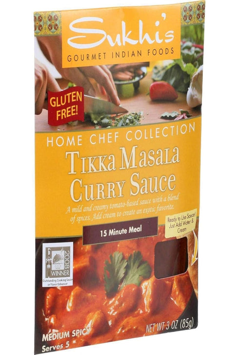 B44839 6x3Oz Sukhis Sukhis Gluten-Free Tikka Masala Sauce