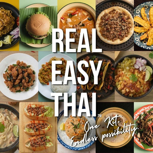 19 TAAN THAI Trio Bundle - Tom Kha, Pad Kra Pao & Khao Soi Meal Kits (Makes a total of Servings)