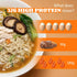 Pack, 6 Pack 32g 50% HealSpot High Protein Instant Ramen Variety Non Fried Ramen Broth, Plant Based Protein, Low Fat