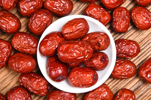1LB/453g,Selected Delicious,100% Premium Jujube Red Dates Dried Fruit,Big & Natural