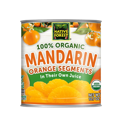 Native Forest Organic Mandarin Oranges - Mandarin Oranges Canned, Organic Mandarins, Organic