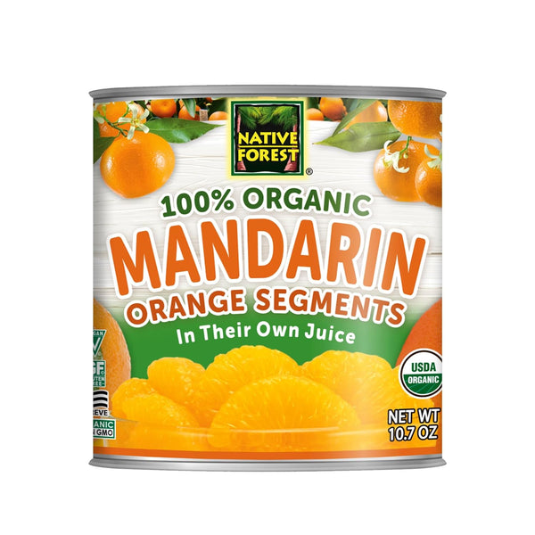 Native Forest Organic Mandarin Oranges - Mandarin Oranges Canned, Organic Mandarins, Organic