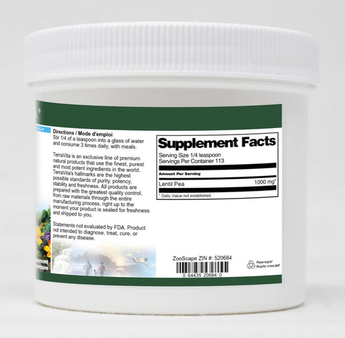 Terravita (4 oz, 520684) Lentil Pea Powder ZIN: