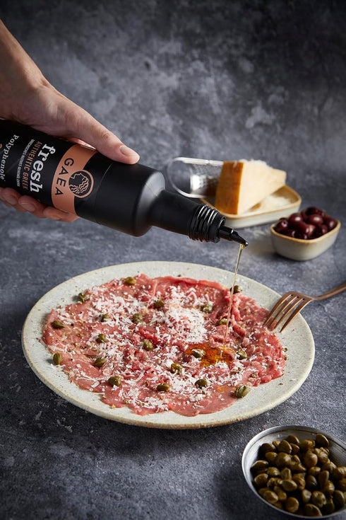 16.9 oz (500ml) (350mg/kg) GAEA FRESH Authentic Greek Extra Virgin Olive Oil, fl | Cold Extracted from Ancient Olympia
