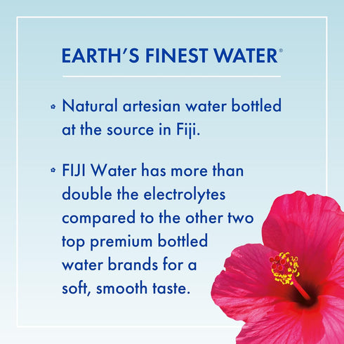 500 mL (16.9 oz), Pack 24 FIJI Artesian Bottled Water, fl
