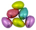 6 Needzo Belgian Milk Chocolate Peekaboo Chicks Foil Wrapped Easter Eggs with Marshmallow Center Basket Stuffers, Eggs